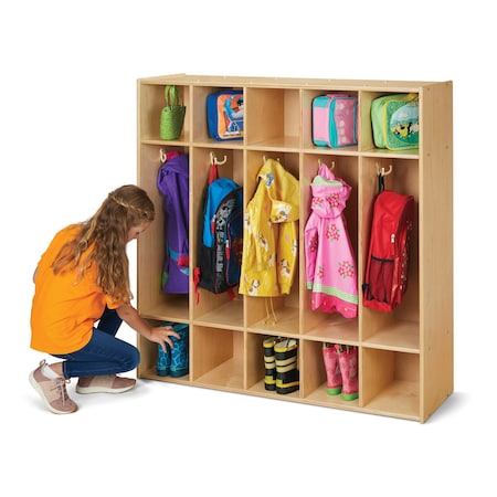 Jonti-Craft Young Time 5 Section Coat Locker 7106YT